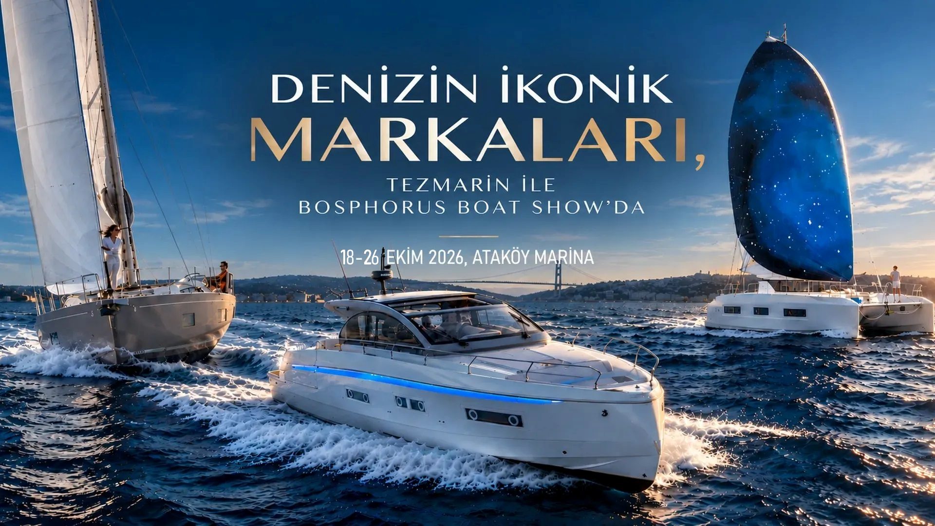 Tezmarin Bosphorus Boat Show, 18–26 Ekim 2026, Ataköy Marina