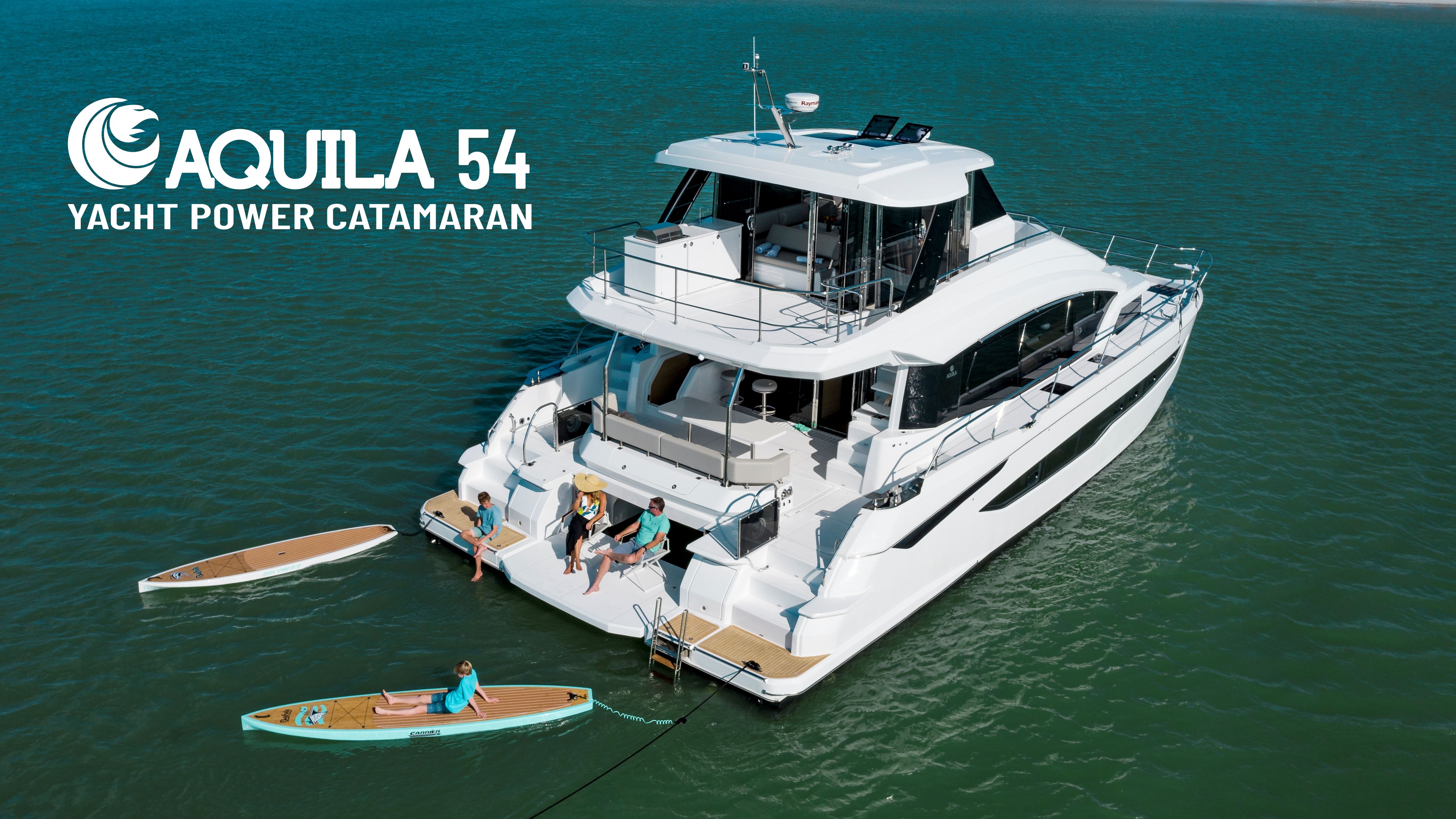 Aquila 54 Yacht Power Catamaran - Yürüyüş Turu